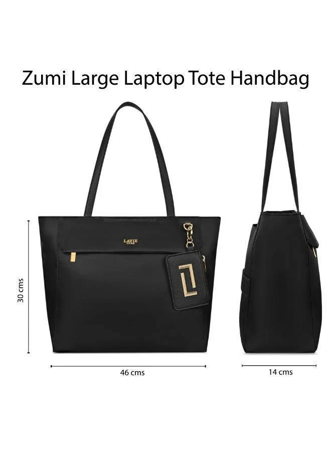 Lavie  Luxe Women's Zumi Large Tote (Black) for Women | Best Price UAE